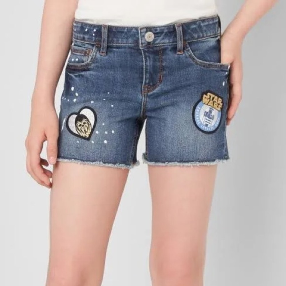 GAP Starwars Midi Denim Shorts